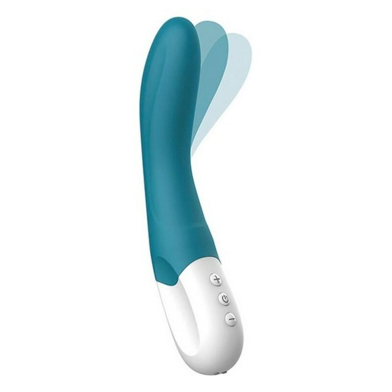 Vibrador Punto G Liebe Bend It Azul oscuro Azul Océano 30 x 40 cm