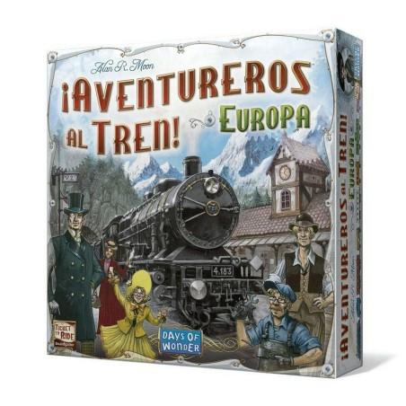 Juego de Mesa ¡Aventureros al Tren! Europa Asmodee LFCABI127 (ES)