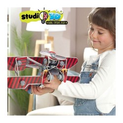 Avión de Maqueta Educa Studio 3D 56 Piezas (37 x 30 x 15 cm)