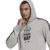 Sudadera con Capucha Hombre Adidas X Star Wars: The Mandalorian Gris claro