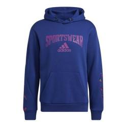 Sudadera con Capucha Hombre Adidas Reverse Retro Future Icons Azul