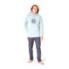 Sudadera sin Capucha Hombre Rip Curl Tapler Azul Aguamarina