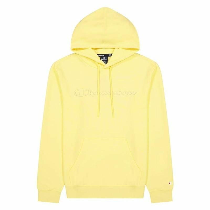 Sudadera con Capucha Hombre Champion Script Logo Hoodie M Amarillo