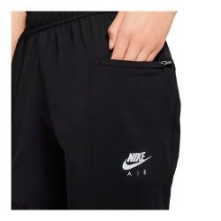 Pantalón Largo Deportivo Nike Air Negro Mujer Gris