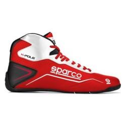 Botines Racing Sparco Blanco Rojo