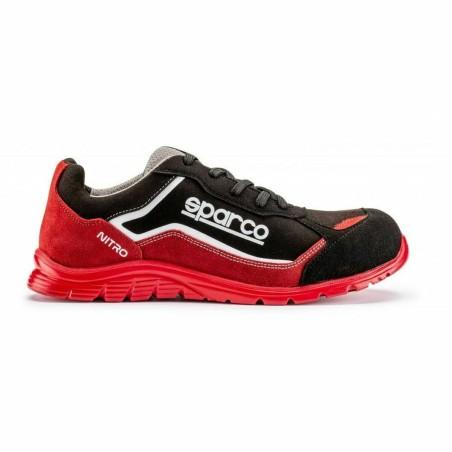 Zapatillas Sparco Nitro S3 ESD Negro/Rojo Talla 48