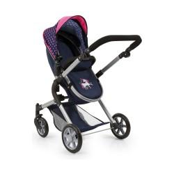 Carrito para Muñecas Reig Combi Neo Pro Azul marino 63 cm