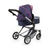 Carrito para Muñecas Reig Combi Neo Pro Azul marino 63 cm