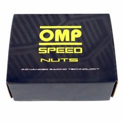 Set Tuercas OMP 7075 40 mm M14 x 1,50 20 uds Plata