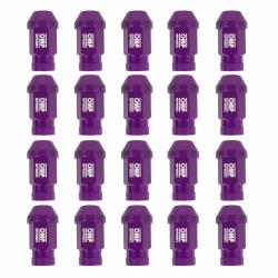 Set Tuercas OMP 7075 40 mm M14 x 1,50 20 uds Violeta