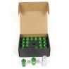 Set Tuercas OMP 7075 40 mm M12 x 1,50 20 uds Verde