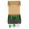 Set Tuercas OMP 7075 40 mm M14 x 1,50 20 uds Verde