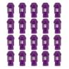 Set Tuercas OMP 7075 Violeta 20 uds M14 x 1,25