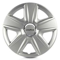 Tapacubos Goodyear Suzuka Plateado 14" (4 uds)