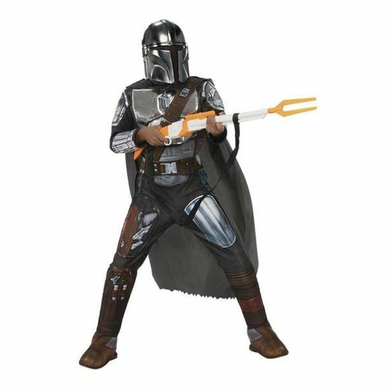 Disfraz para Niños The Mandalorian Silver Premium Negro