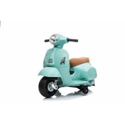 Moto Eléctrica para Niños Vespa Verde 6V