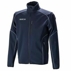 Chaqueta Cortavientos Sparco S02404BM3L Azul marino