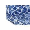 Cojín DKD Home Decor Azul Blanco Rectangular Geométrico 190 x 60 x 5 cm (190 x 60 x 5 cm)