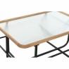 Mesa de Centro DKD Home Decor Cristal Metal (90 x 60 x 46 cm)