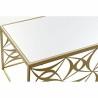 Mesa de Centro DKD Home Decor Espejo Metal (110 x 60 x 46 cm)