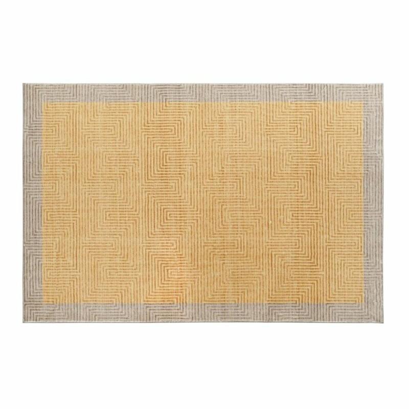 Alfombra DKD Home Decor Amarillo (160 x 230 x 0,7 cm)