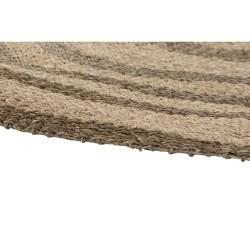 Alfombra DKD Home Decor Beige Marrón (150 x 1 x 150 cm)