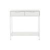 Consola DKD Home Decor Metal MDF Blanco (80 x 35 x 81 cm)