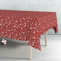 Mantel en rollo Exma Hule Rojo Navidad 140 cm x 25 m