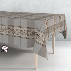 Mantel en rollo Exma Hule Marrón Beige Clásico 140 cm x 25 m