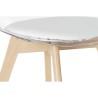 Silla de Comedor DKD Home Decor Blanco Transparente Natural 54 x 47 x 81 cm