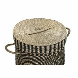 Juego de Cestas DKD Home Decor Colonial Fibra (45 x 45 x 56 cm)