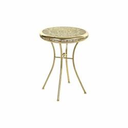 Mesa auxiliar DKD Home Decor Dorado Metal Árabe (42 x 42 x 57 cm)