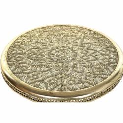 Mesa auxiliar DKD Home Decor Dorado Metal Árabe (42 x 42 x 57 cm)