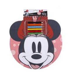 Set de Papelería Minnie Mouse Cuaderno (30 x 30 x 1 cm)