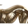 Figura Decorativa DKD Home Decor 44,5 x 17 x 65,5 cm Negro Dorado Perro