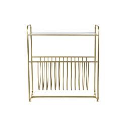 Revistero DKD Home Decor Espejo Dorado Metal (76 x 35 x 83 cm)