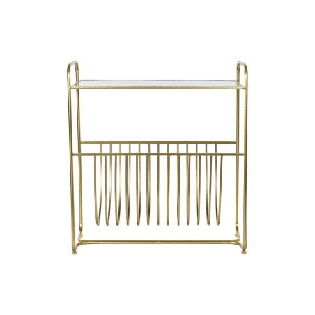 Revistero DKD Home Decor Espejo Dorado Metal (76 x 35 x 83 cm)