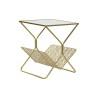 Revistero DKD Home Decor Espejo Dorado Metal (45 x 45 x 55 cm)