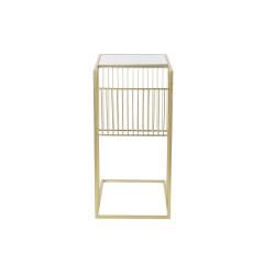 Revistero DKD Home Decor Espejo Dorado Metal (48 x 35 x 71 cm)