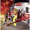 Playset de Vehículos   Playmobil Fire Truck with Ladder 70935         113 Piezas  