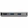 Hub USB 3 Puertos Startech HB31C3ASDMB          Plata