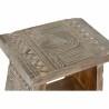 Mesa auxiliar DKD Home Decor Blanco Natural 40 x 30 x 50 cm 41 x 30,5 x 50 cm