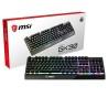 Teclado MSI Vigor GK30 Negro AZERTY