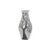 Jarrón DKD Home Decor Árbol Blanco Negro Blanco/Negro Cristal Terracota 29 x 29 x 60 cm