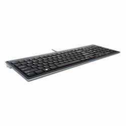 Teclado Kensington Advance Fit AZERTY Negro Negro mate Francés AZERTY