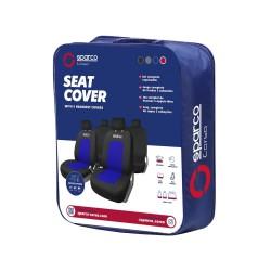 Fundas para Asientos de Coche Sparco Sport Negro/Azul