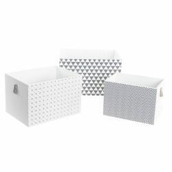 Juego de Cajas Decorativas DKD Home Decor (37 x 28 x 23 cm)