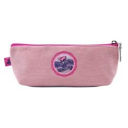 Estuche Escolar Gorjuss Cheshire cat Rosa Morado (22.3 x 8.8 x 5.7 cm)