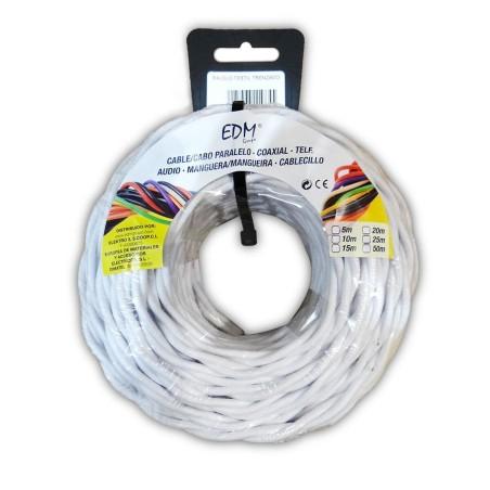 Cable de Interfaz Paralelo EDM 11990 Blanco 25 m 3 x 2,5 mm