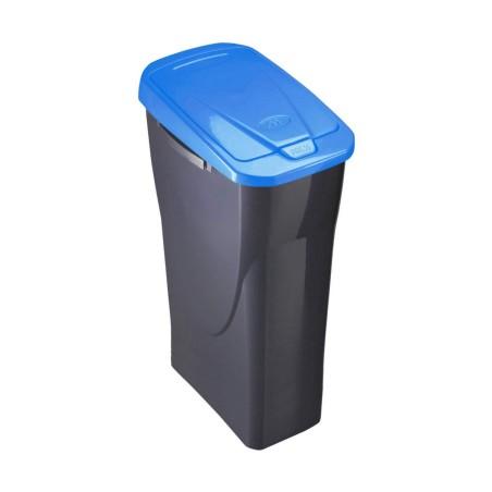 Papelera Negro/Azul Polipropileno (15 L)